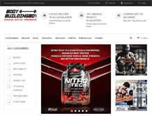 Tablet Screenshot of bodybuildingbd.com